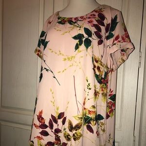 Blush pink floral top